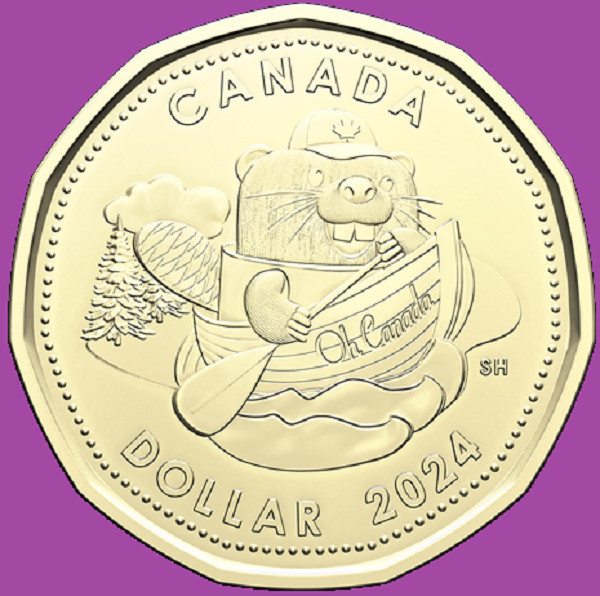2024 Canada O Canada One Dollar Loonie. Mint UNC. King Charles $1 Loon Coin