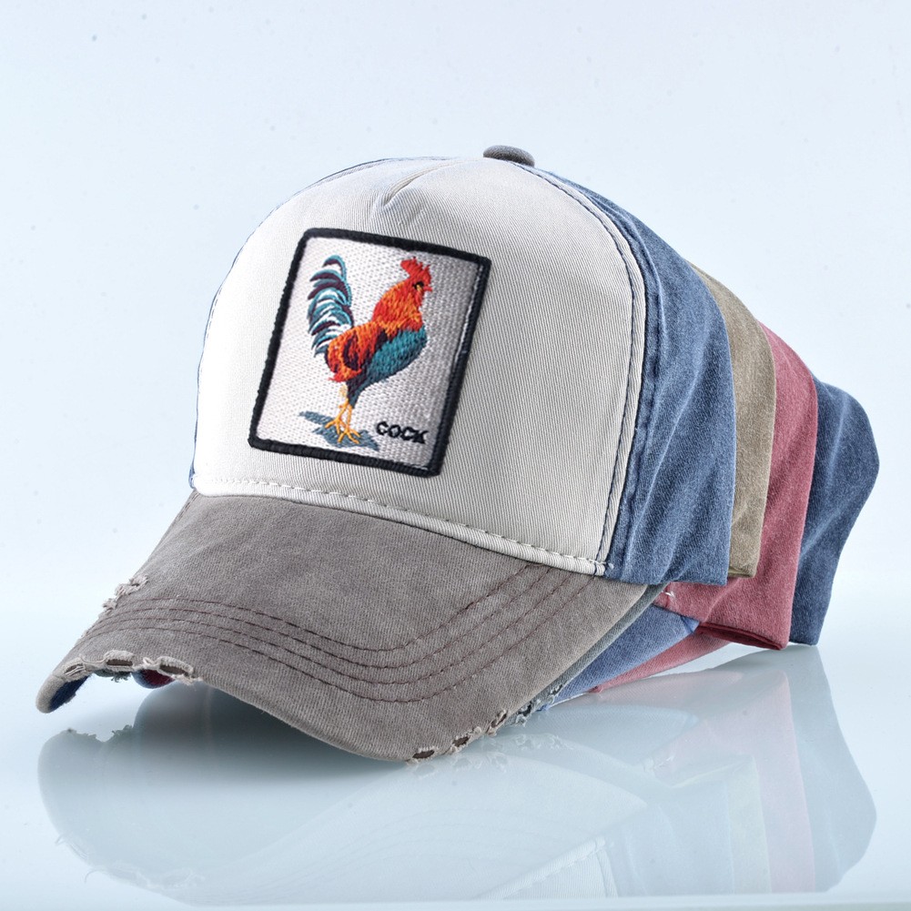 NEW Men Women Baseball Cap Golf Cock Embroidery Mesh Snapback Trucker Sports Hat