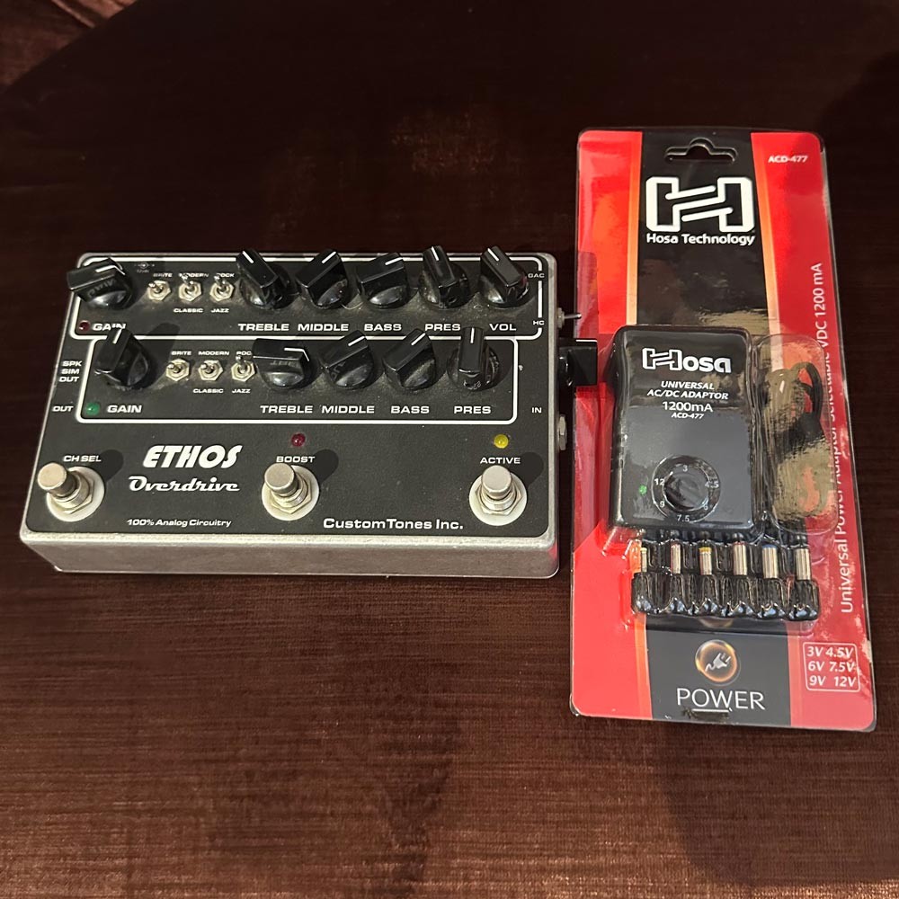 CustomTones Inc. Ethos Overdrive Pedal (Pre-Owned)