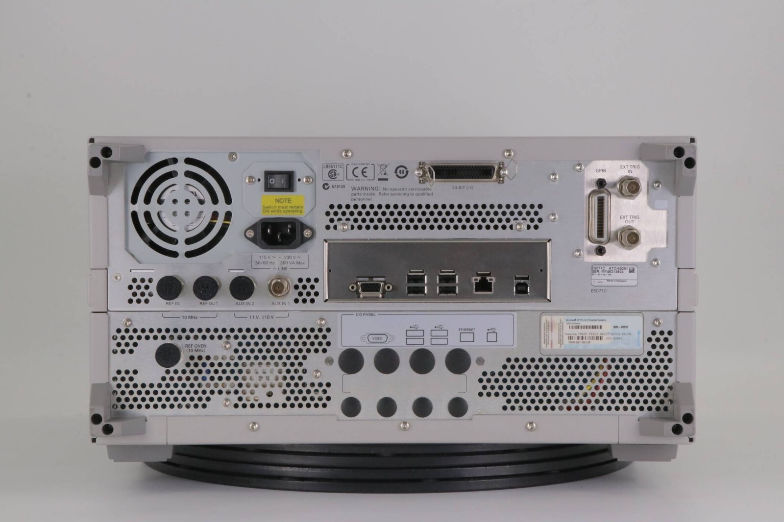 Agilent E5071C Network Analyzer ENA WinXP, opt 019/ 1E5/ 280/ 810/ 820