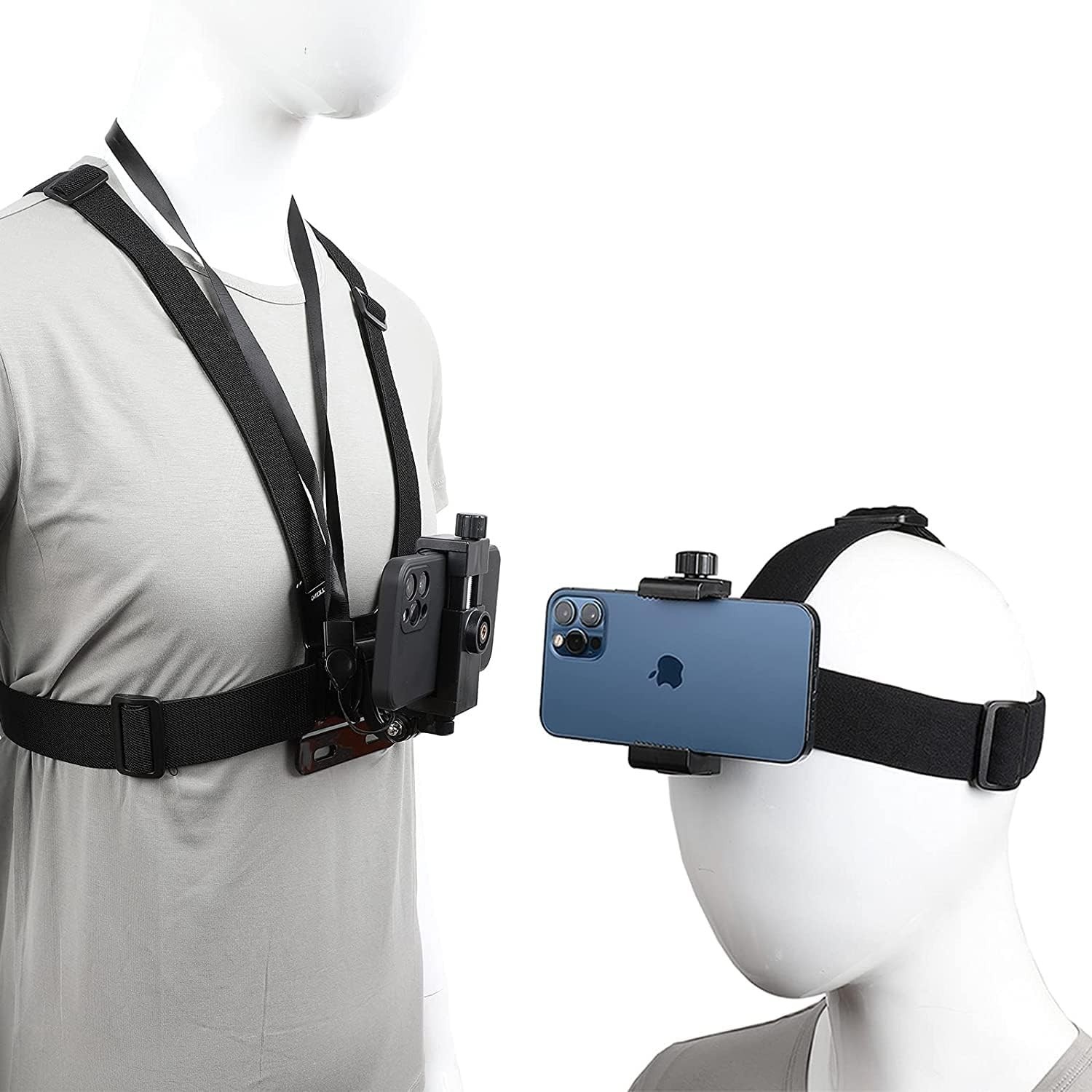 Accessory Kit for DJI Osmo Action: Camera Chest Strap, Camera Head Mount, Camera