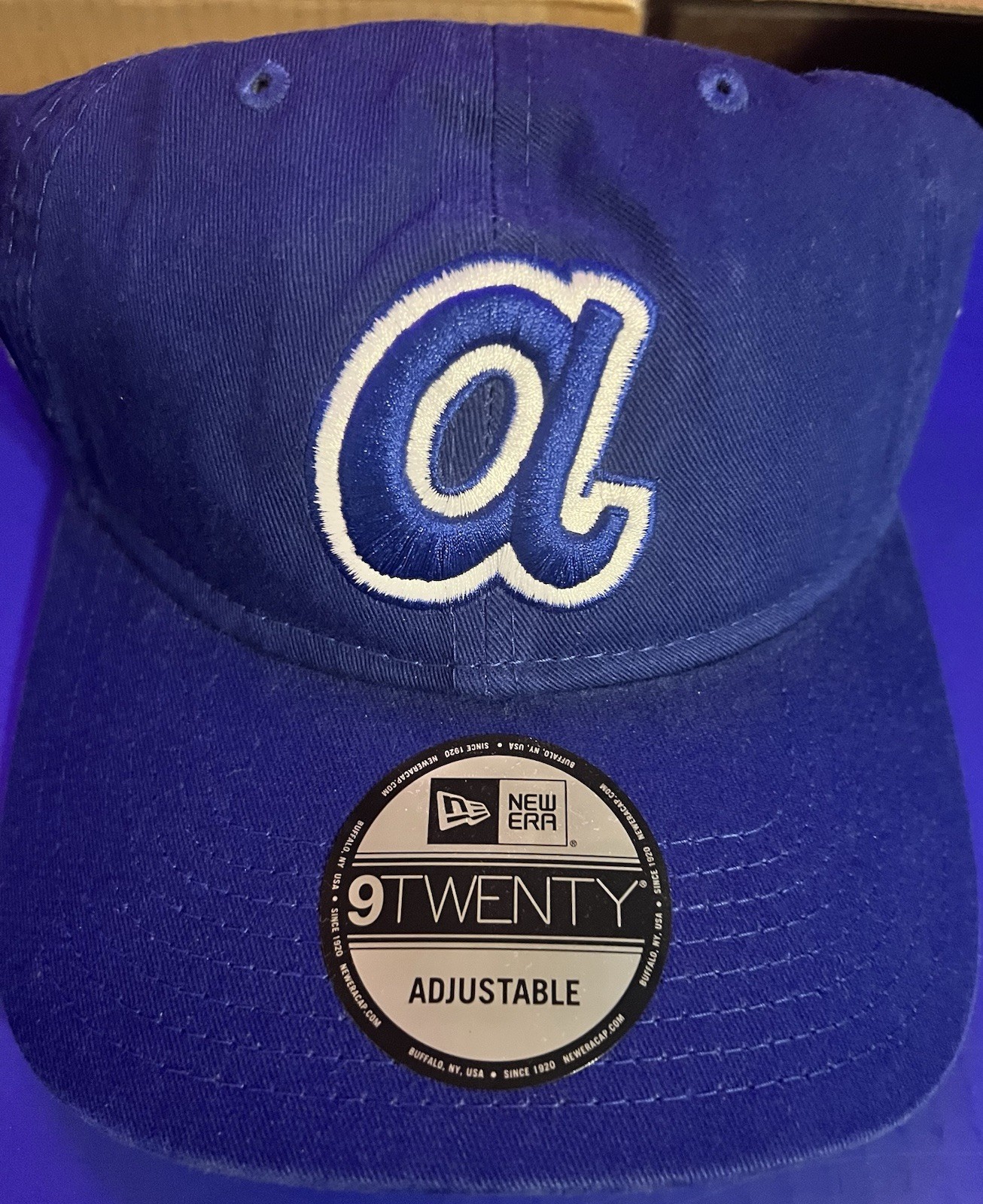New Era 9TWENTY Blue Adjustable Cap Collegiate Braves/Duke Hat
