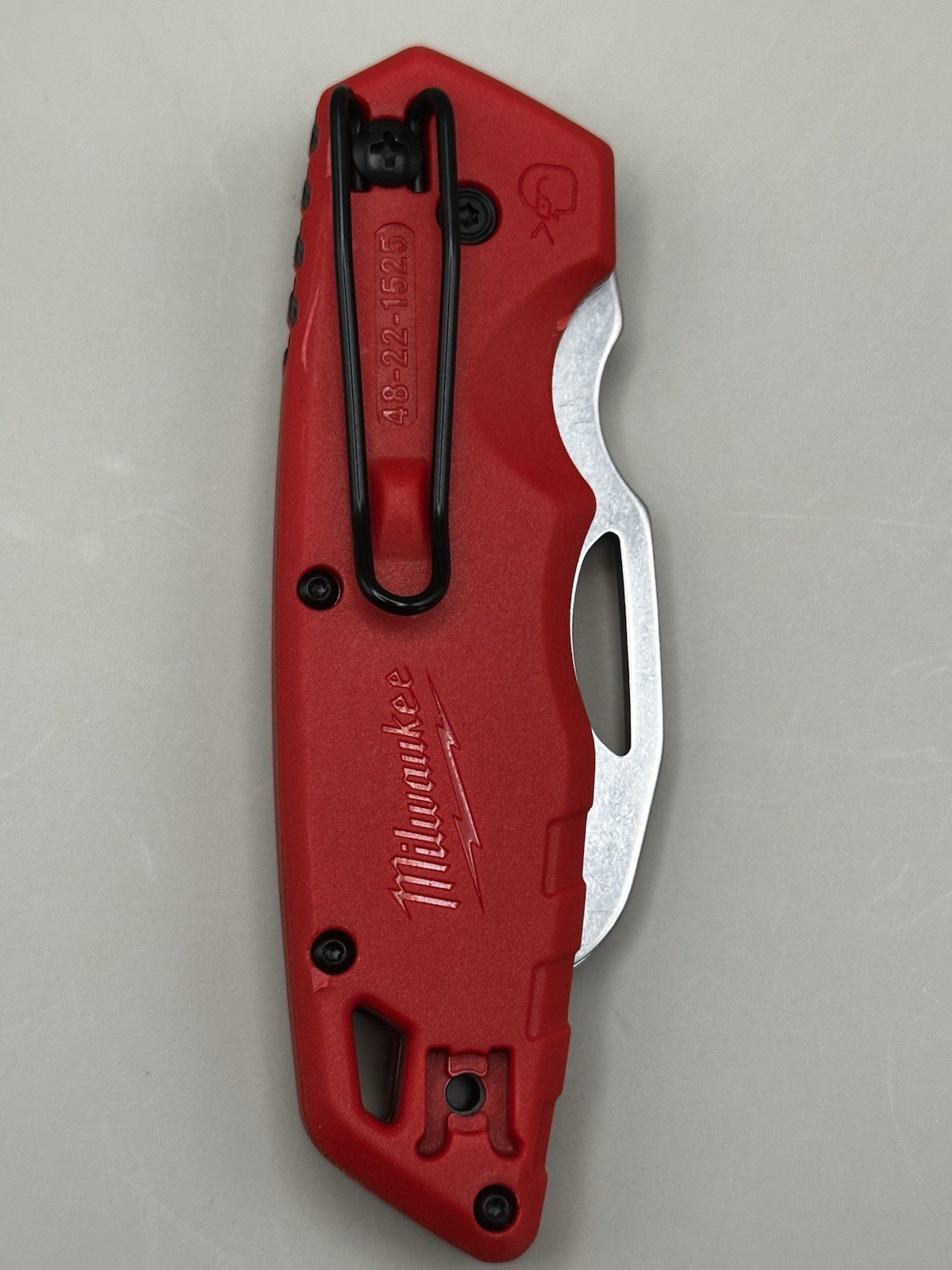 New - Custom Laser Engraved Milwaukee Fastback Hawkbill Folding Knife