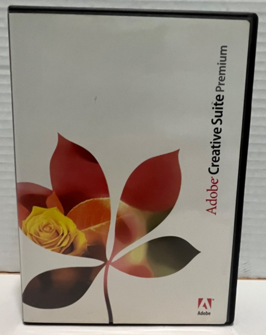 Adobe Creative Suite CS1 Premium Disc Set Complete w/ Case Fast Ship