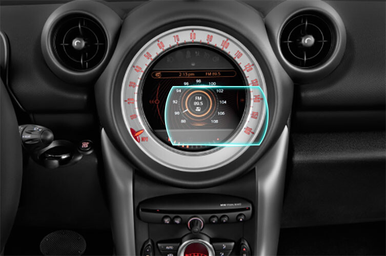Crystal Clear Screen Protector for 2012 Mini Countrymen Vehicle Navigation