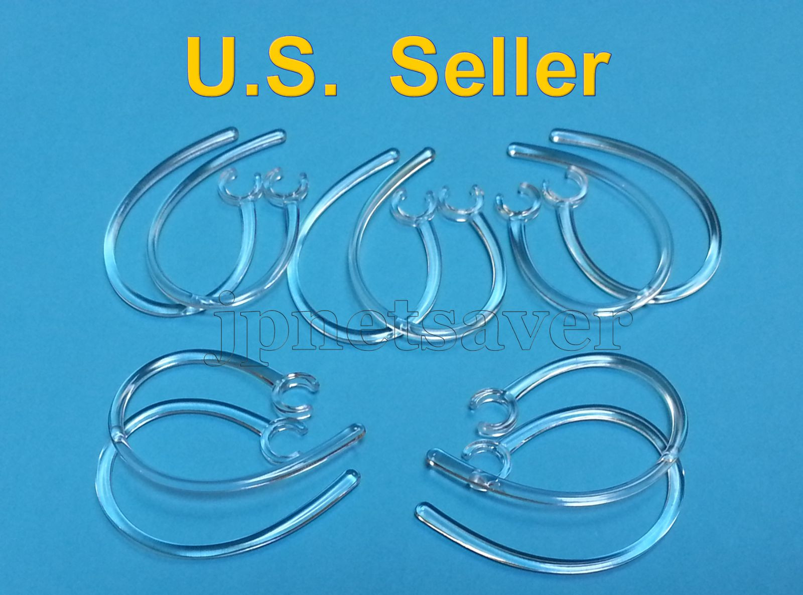 10 Clear Earhooks for Motorola H12 H15 H270 H371 H375 H385 H390 HZ700 HK 100 200