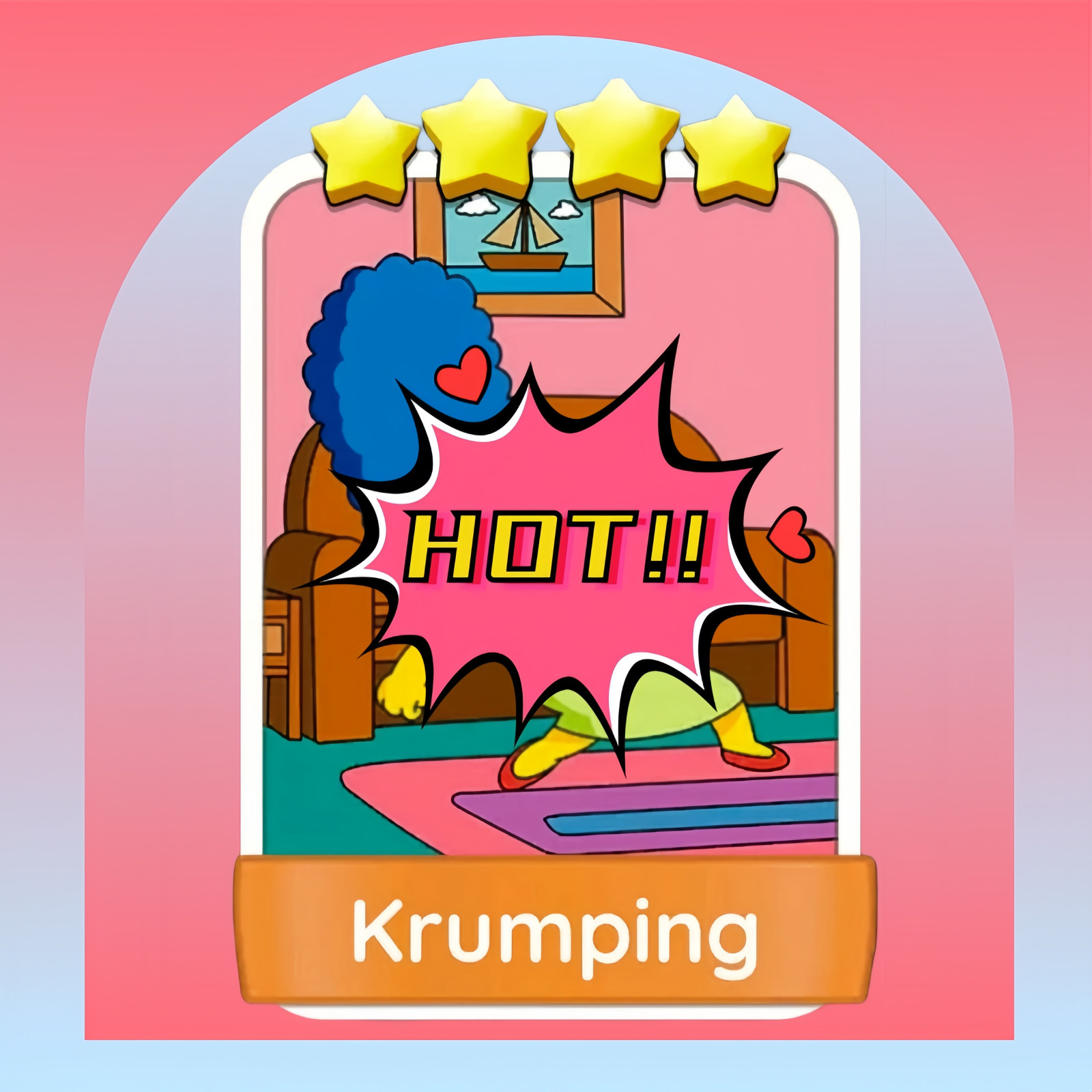 ⚡ONLINE NOW⚡Krumping	⭐⭐⭐⭐ Monopoly Sticker Go Set16-3⚡