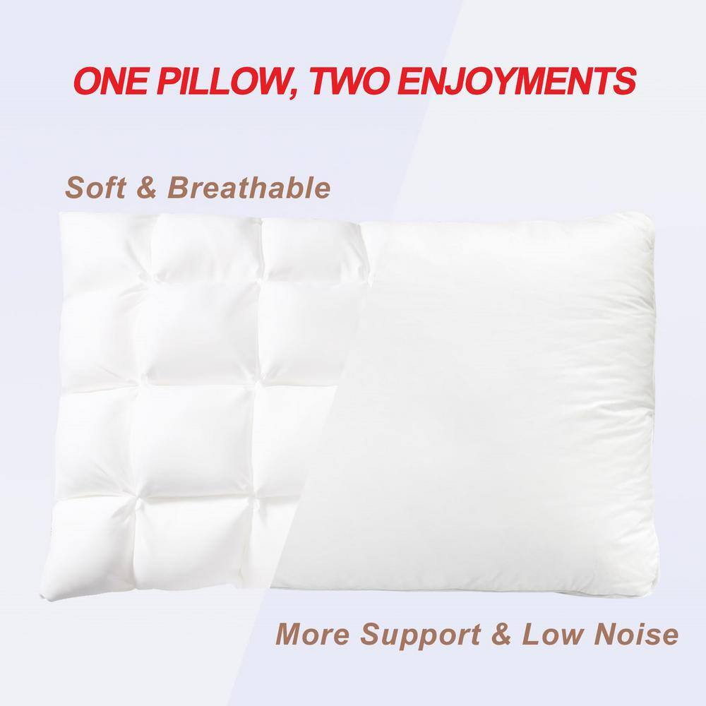 Soft Pillows Standard for Sleeping, Support Bed Pillows, Fluffy down Alternative