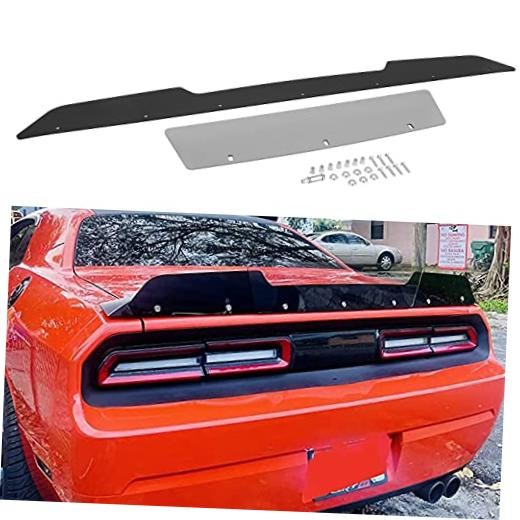 Rear Wickerbill Spoiler for Dodge Challenger 2008-2014 SRT RT Hellcat Scat