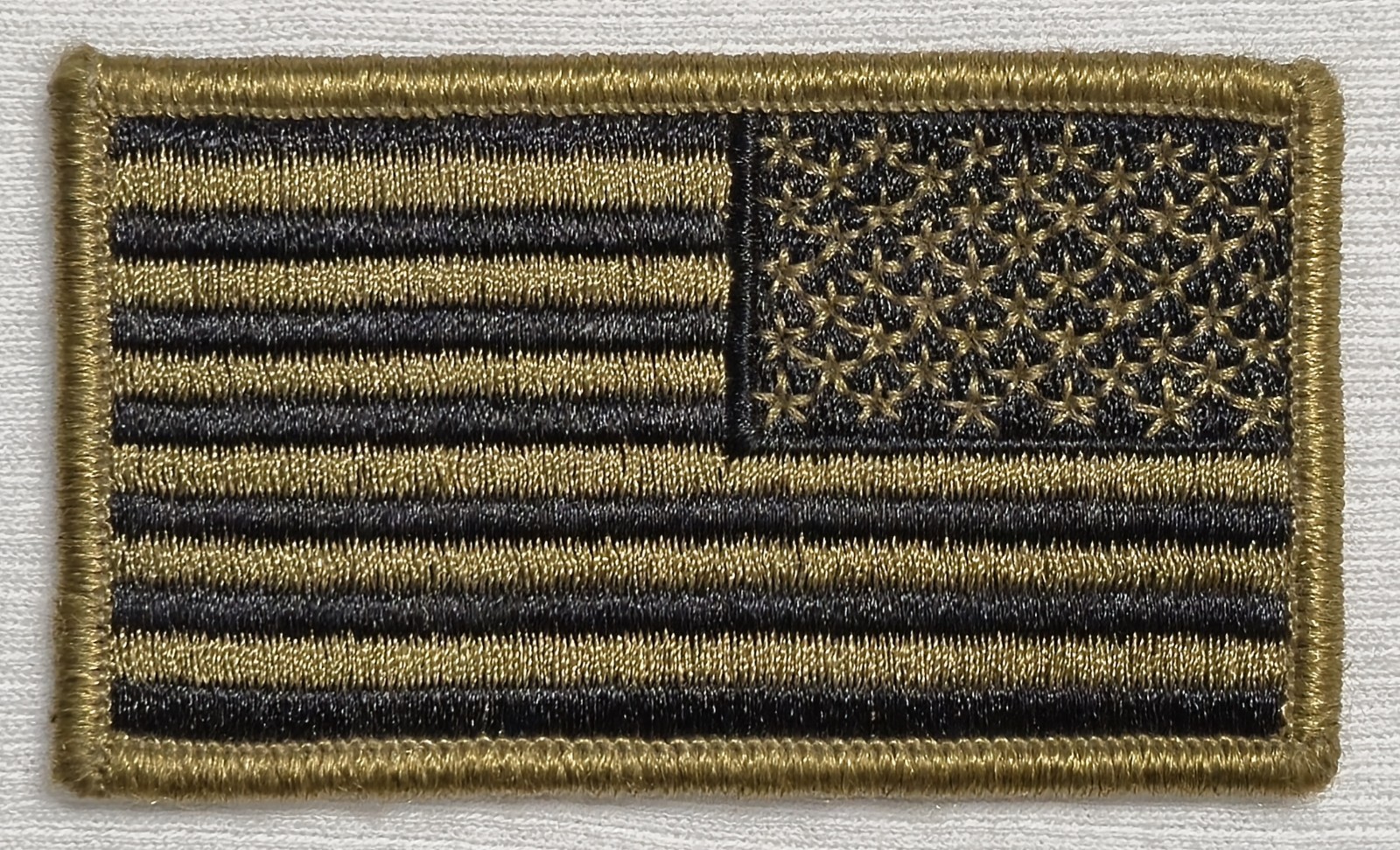Tactical US Flag Patch: Subdued ~ Reverse Facing