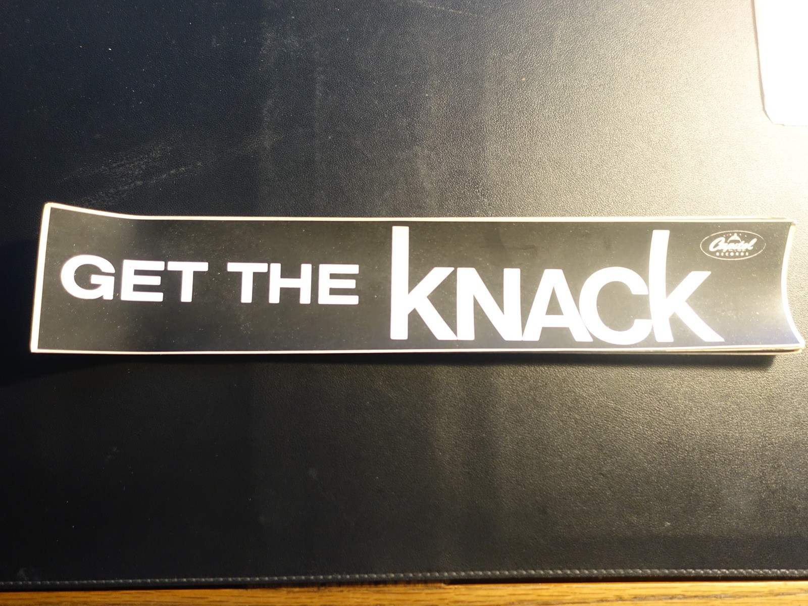 The Knack - Get The Knack Bumper Sticker 14 ½" x 3"  Capitol Records