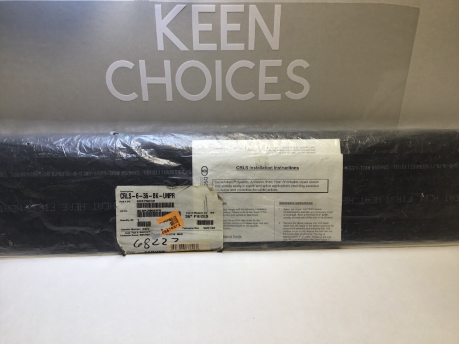 Morris Products 68222 Heat Shrink Cable Repair Sleeve 36”-NEW-L👀K
