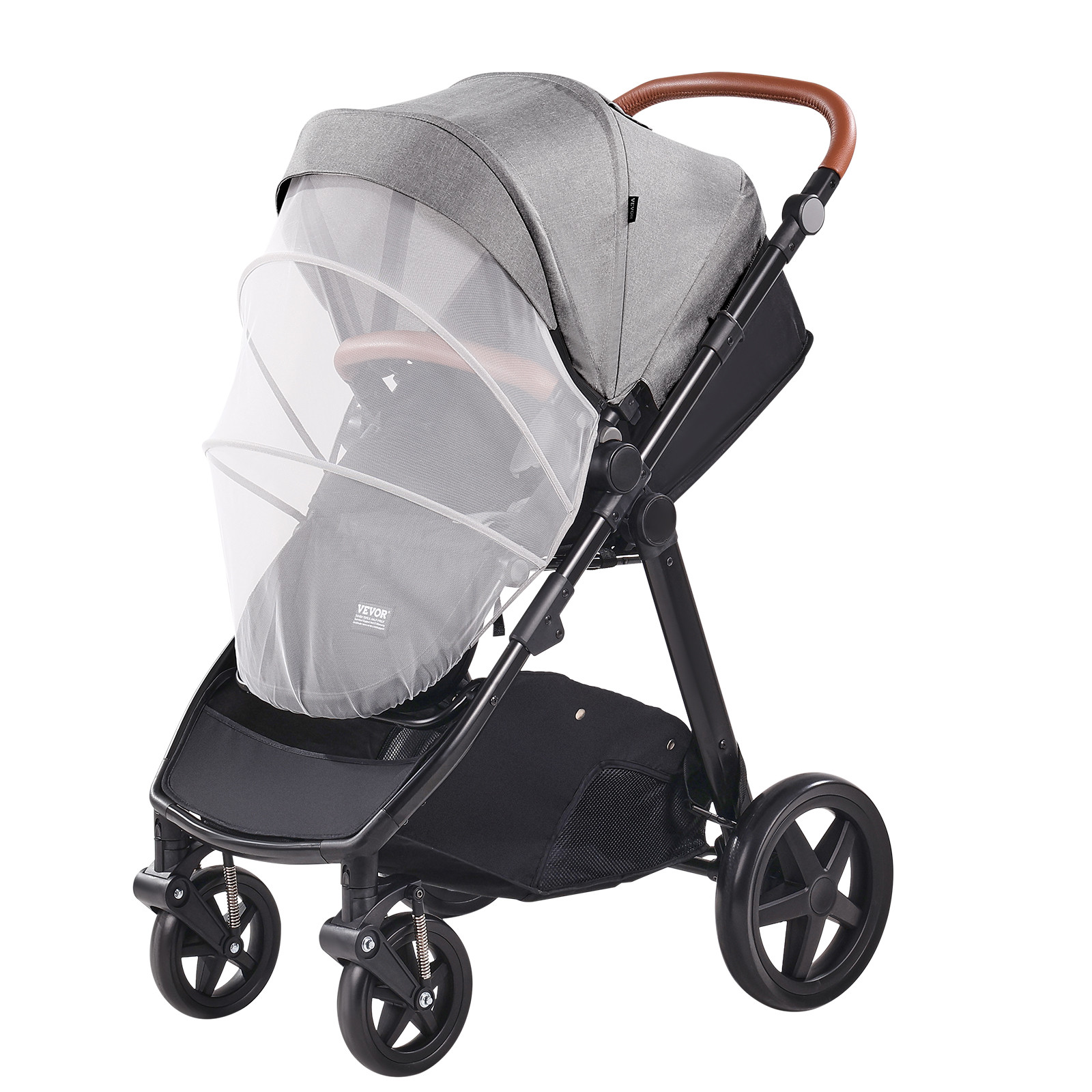 VEVOR Stroller Travel System With Bassinet Playard Baby Combo Set Dark Gray