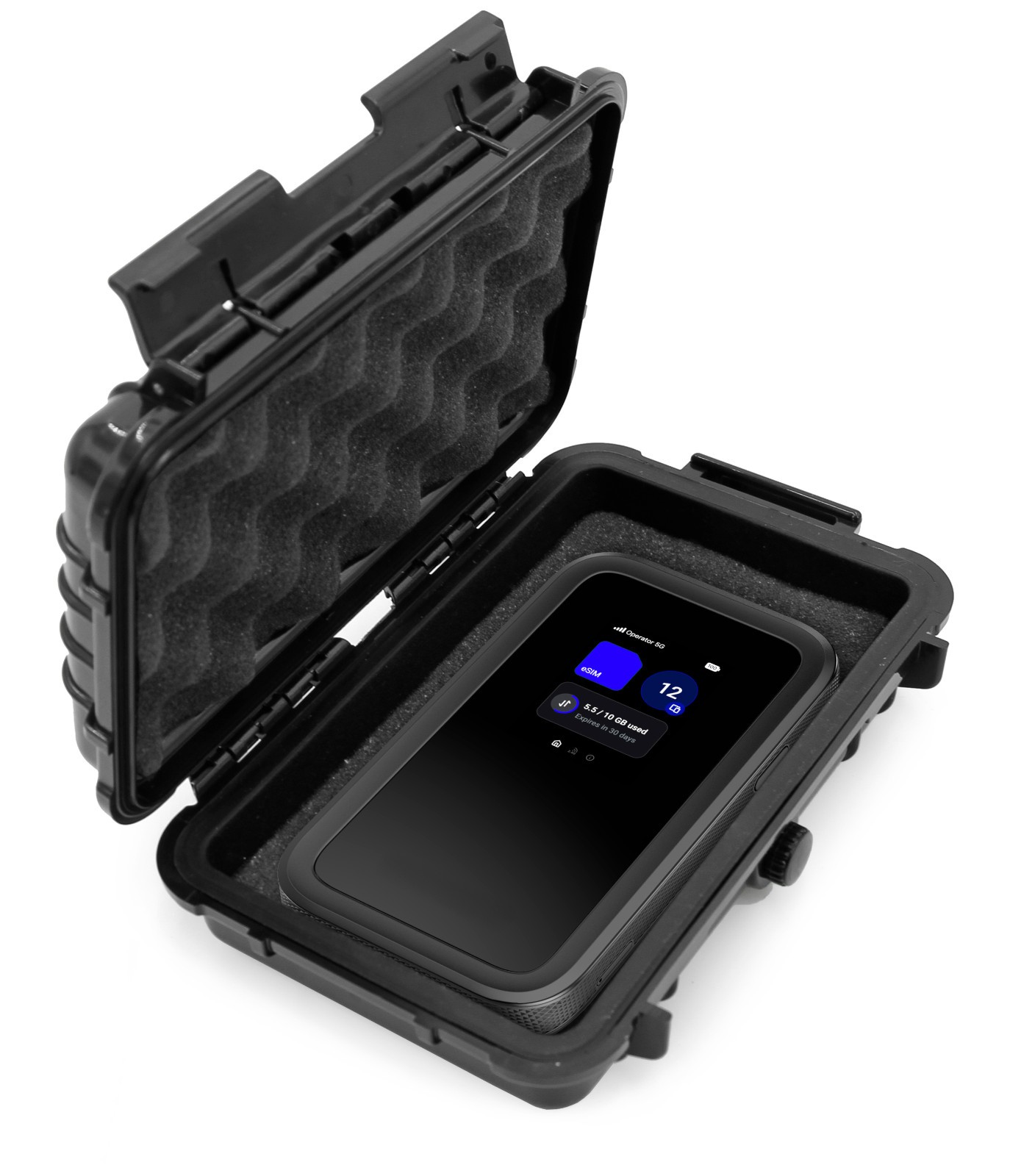 CASEMATIX Hard Case for NETGEAR Nighthawk M7 5G Hotspot | Waterproof Travel Case