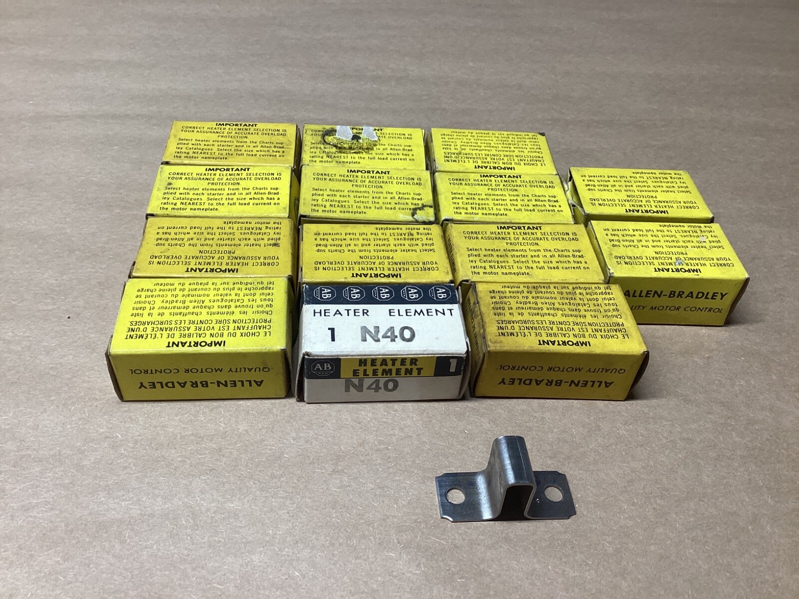 LOT OF 14 Allen Bradley N40 Overload Heater Thermal Unit #100H114*CO