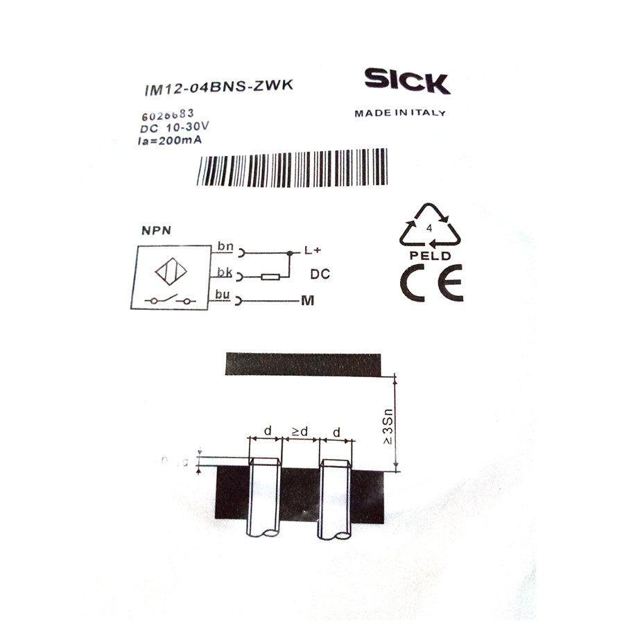 SICK IM12-04BNS-ZWK Cylindrical thread design  NPN ,New✦Kd