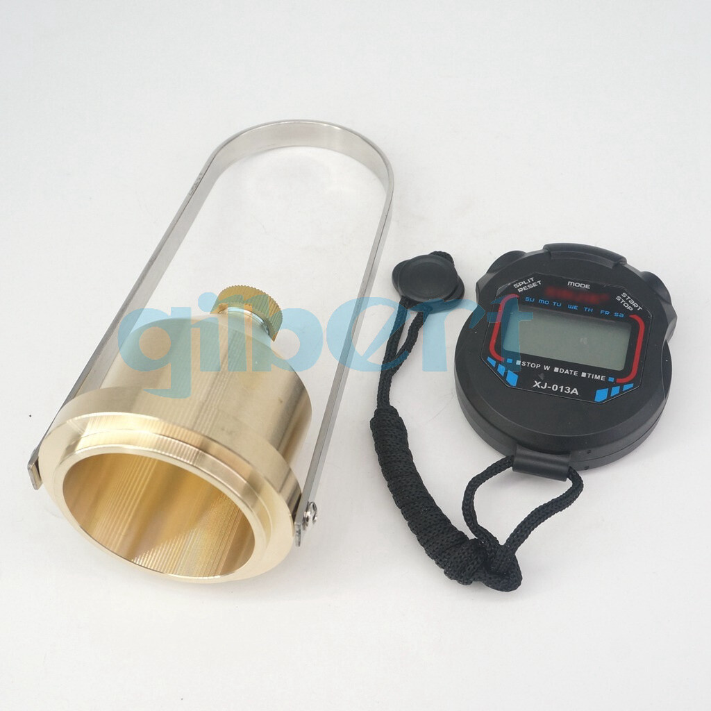 Paint Viscosity Cup Viscometer Flow Cup Stopwatch Mixing Thinning Tool 4#