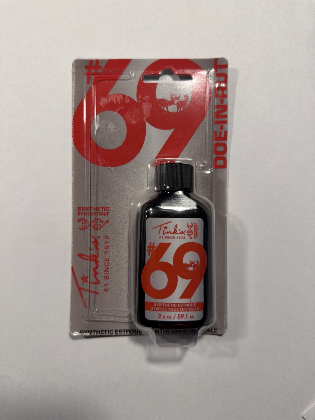 Tinks Doe-in-Rut #69 Buck Lure 2 oz. Natural Estrous Made In USA Squirt Top