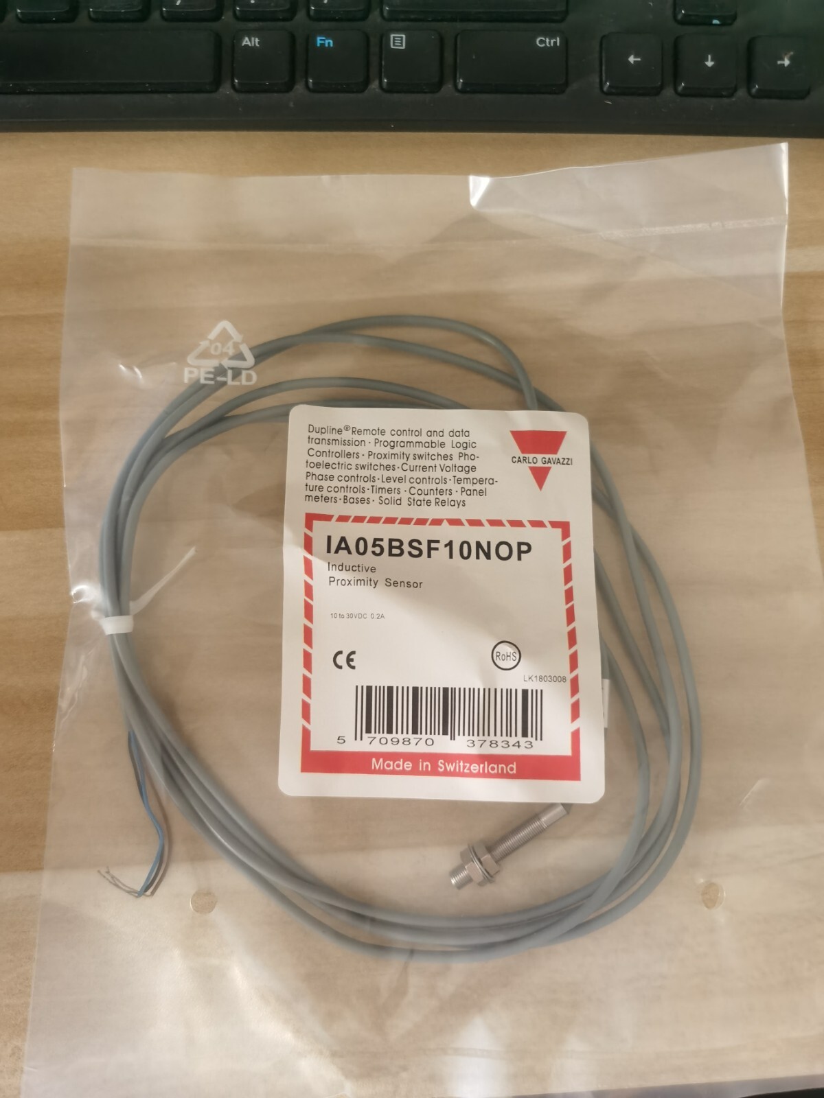 1PCS New Carlo Gavazzi IA05BSF10NOP Proximity Switch Free Shipping *TT