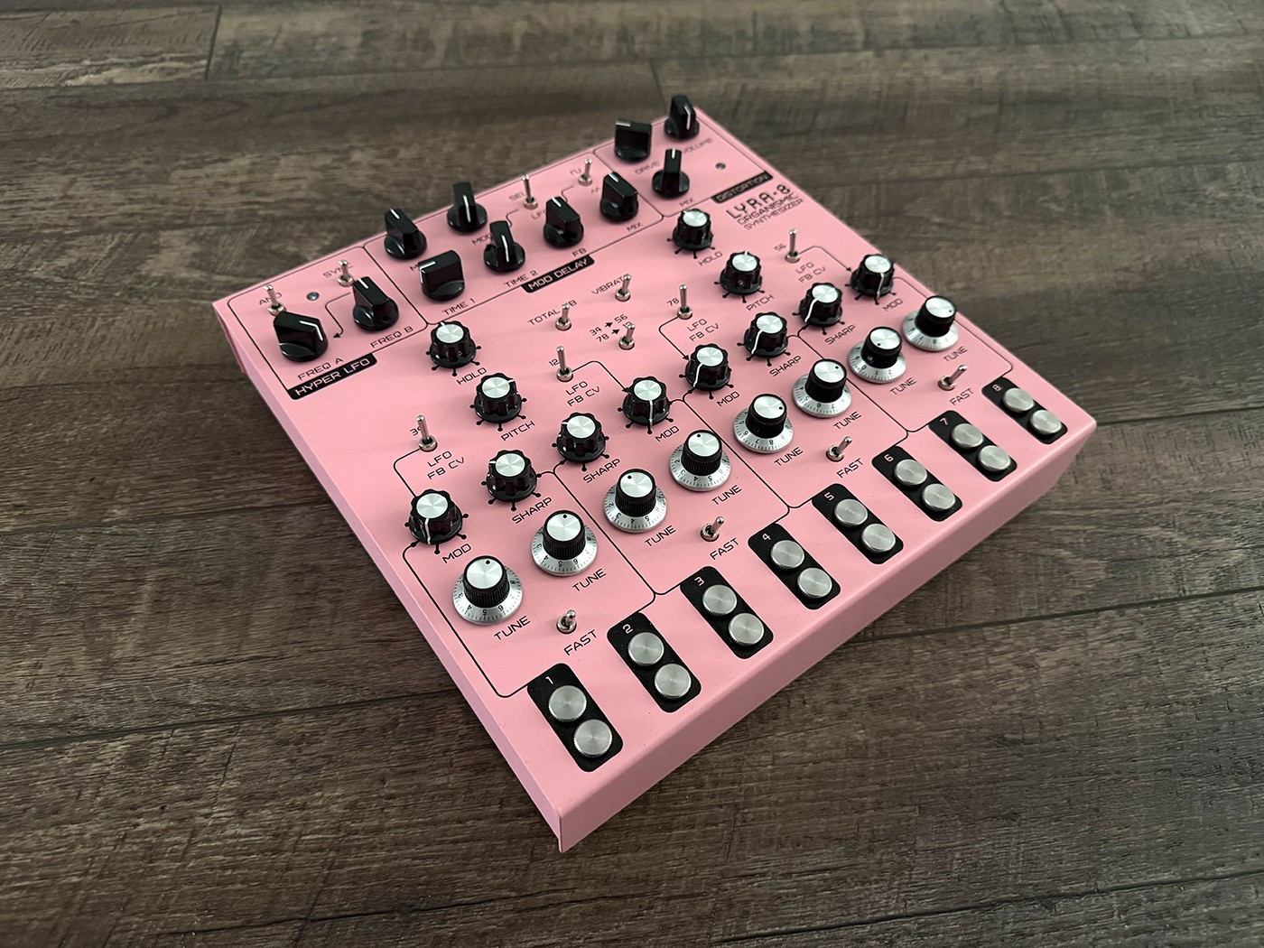 SOMA Laboratory Lyra-8 Desktop Synthesizer : Mint Condition : Pink