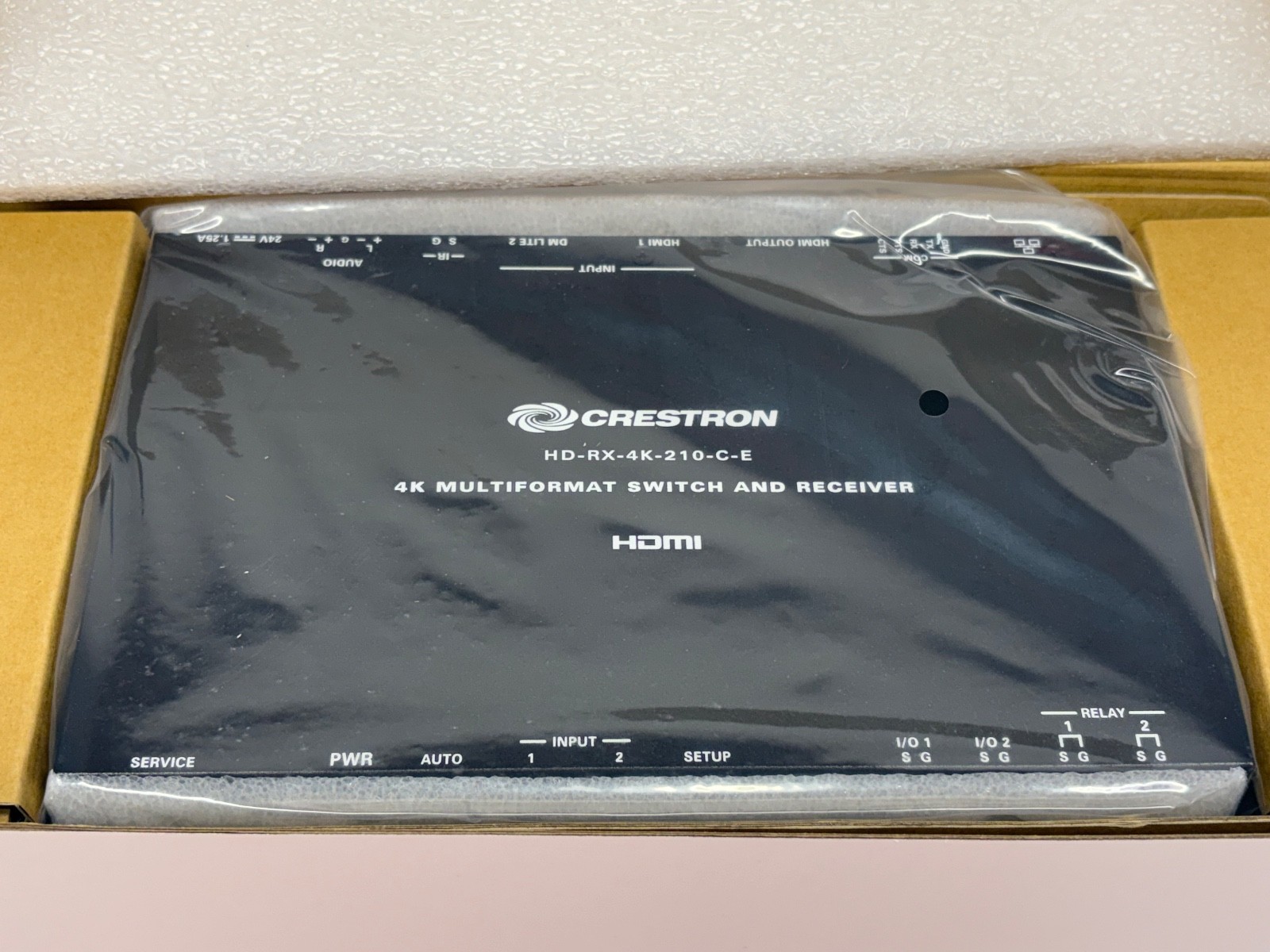 CRESTRON HD-RX-4K-210-C-E / 4K Multiformat 2x1 AV Switch & Receiver / 6510860