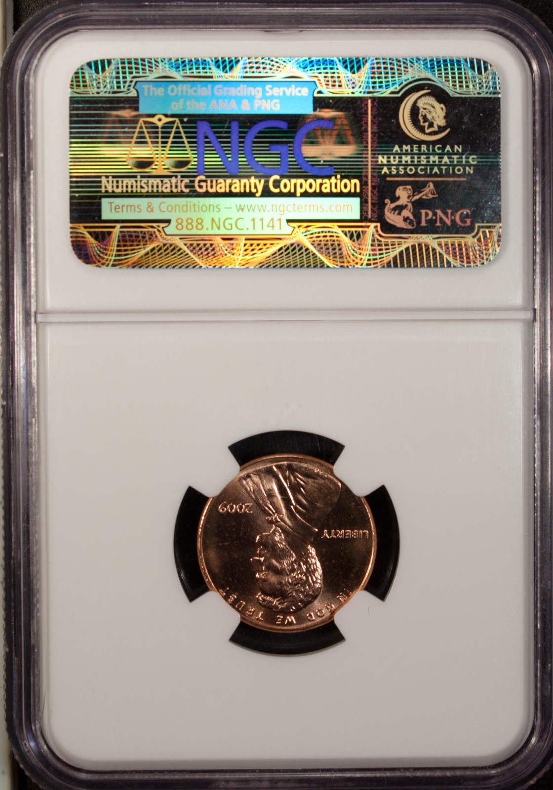 US 2009 1 Cent NGC MS 67 RD UNC Professional Life
