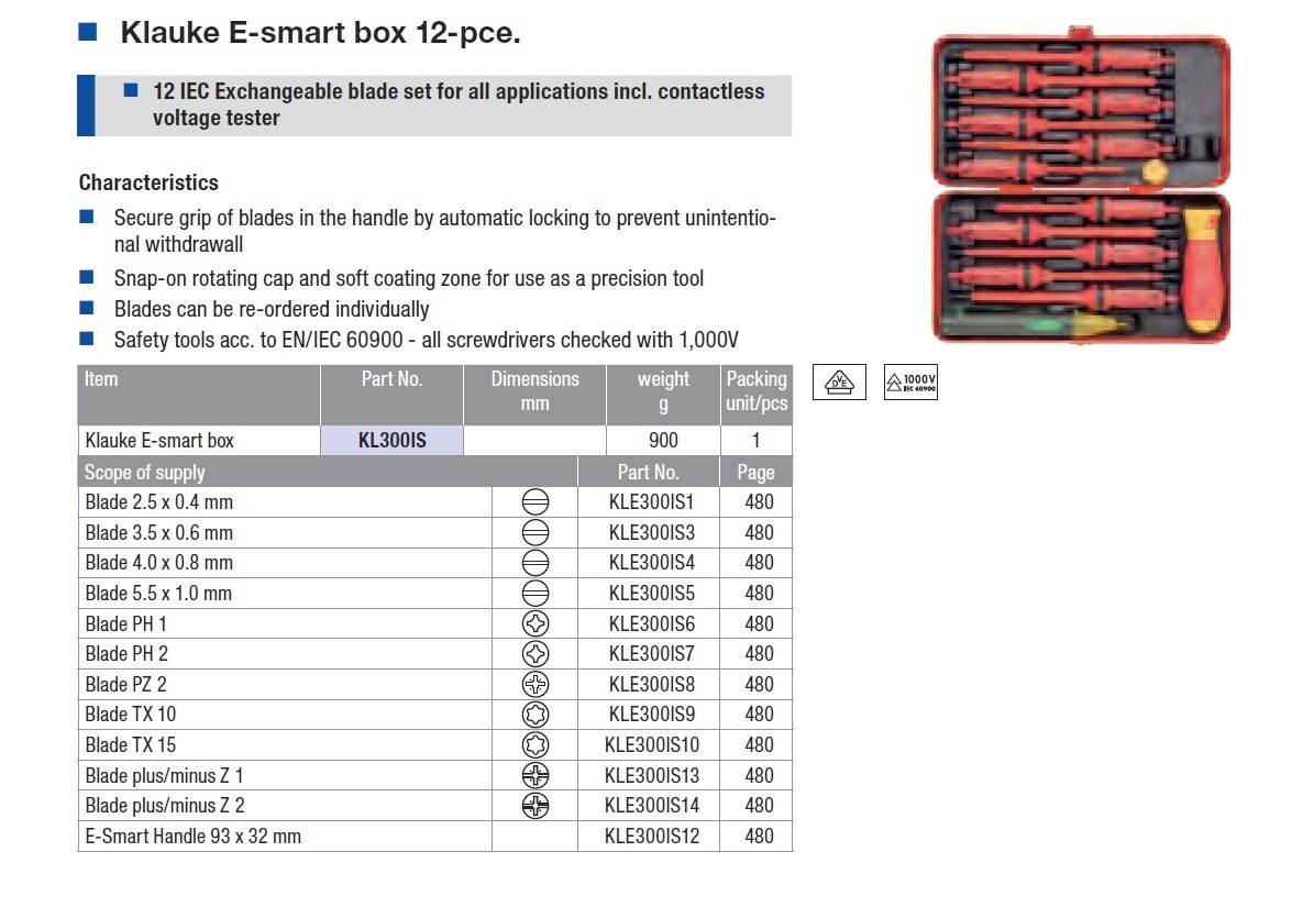 Klauke E-smart box 12-pce KL300IS