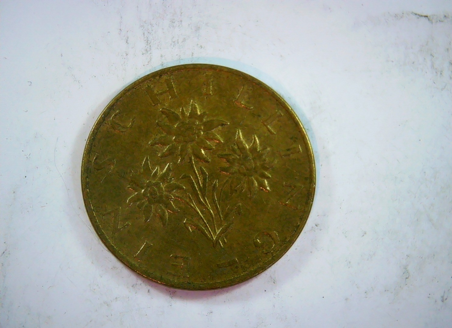 Austria 1977 1 Schilling Austria 1 Schilling (Edelweiss) Coin