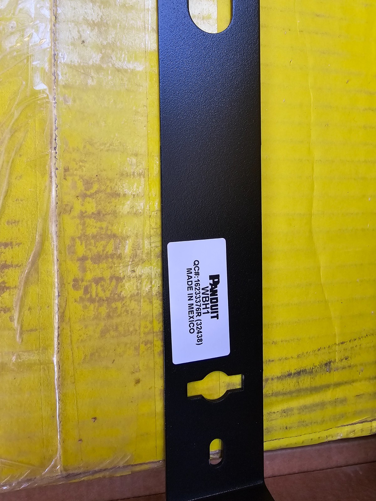 Panduit Black Hinged 1.75" Wall Mount Bracket WBH1