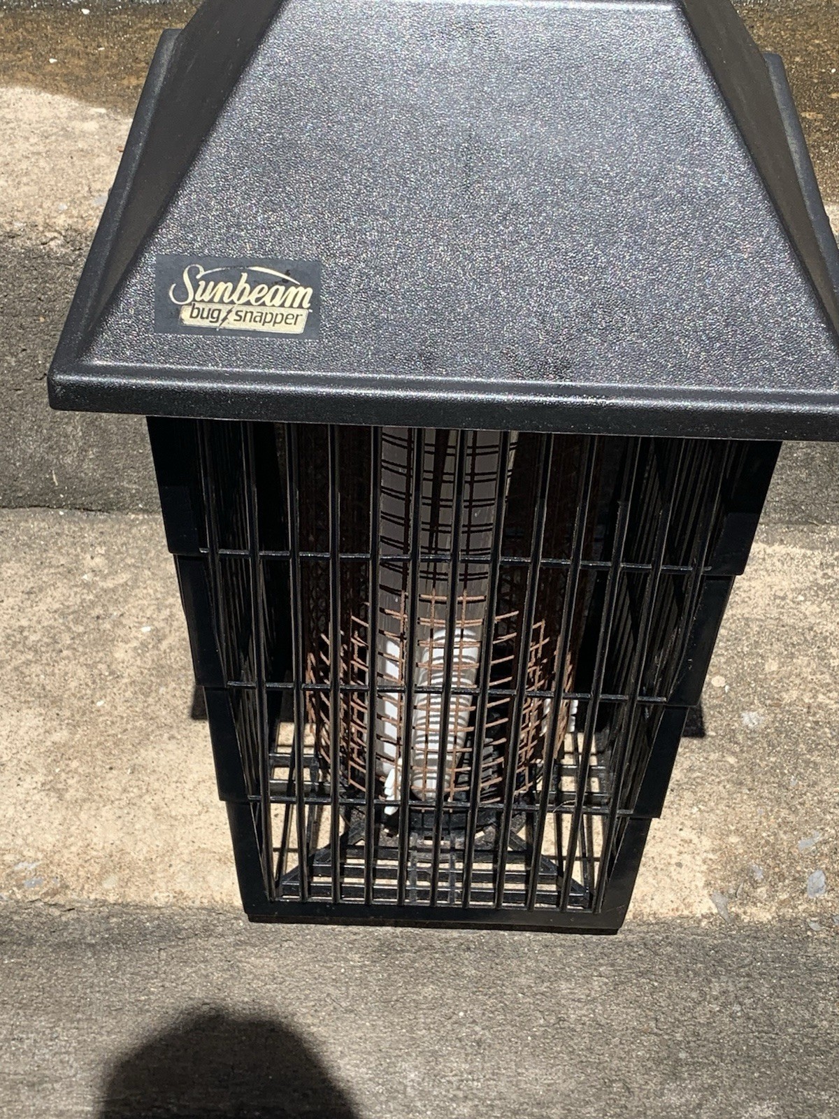 Vintage Sunbeam Bug Zapper Lantern Model 6386 (Tested) Double Bulb (Extra Bulb)