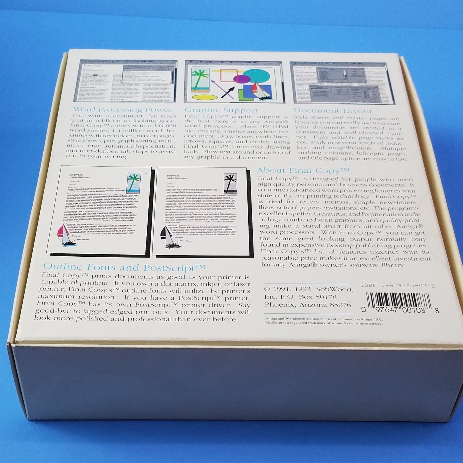 Final Copy II for the Commodore Amiga