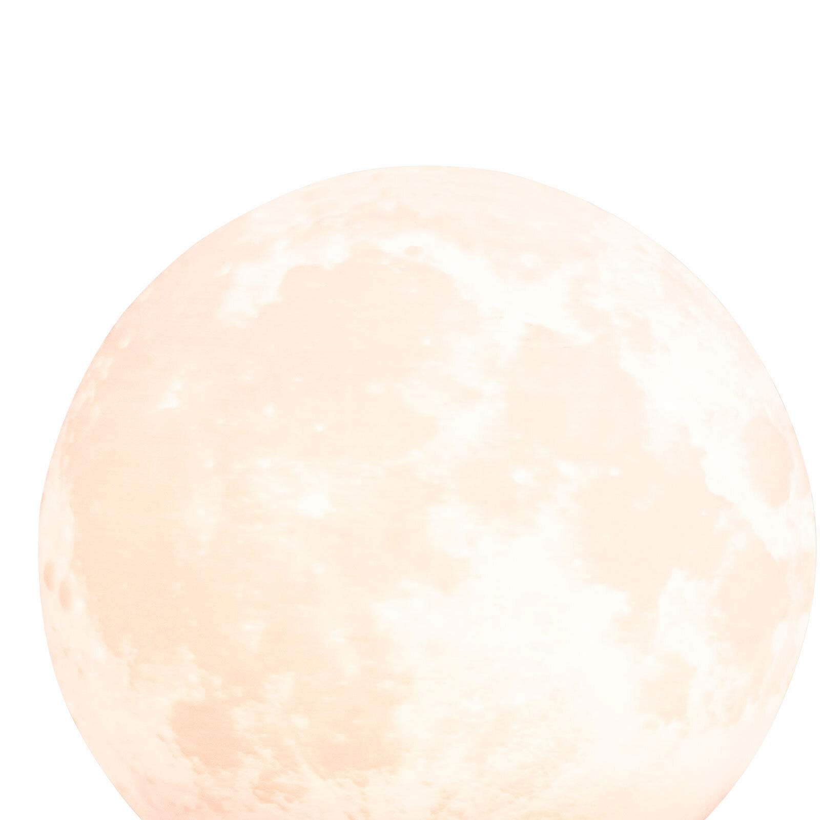 Magnetic Levitating 3D Printed Moon Lamp LED Night Light Touch Switch