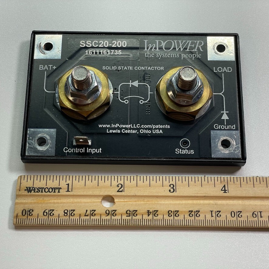 InPower SSC20-200 Solid State Disconnect Switch, 200A Over Shutdown - USA