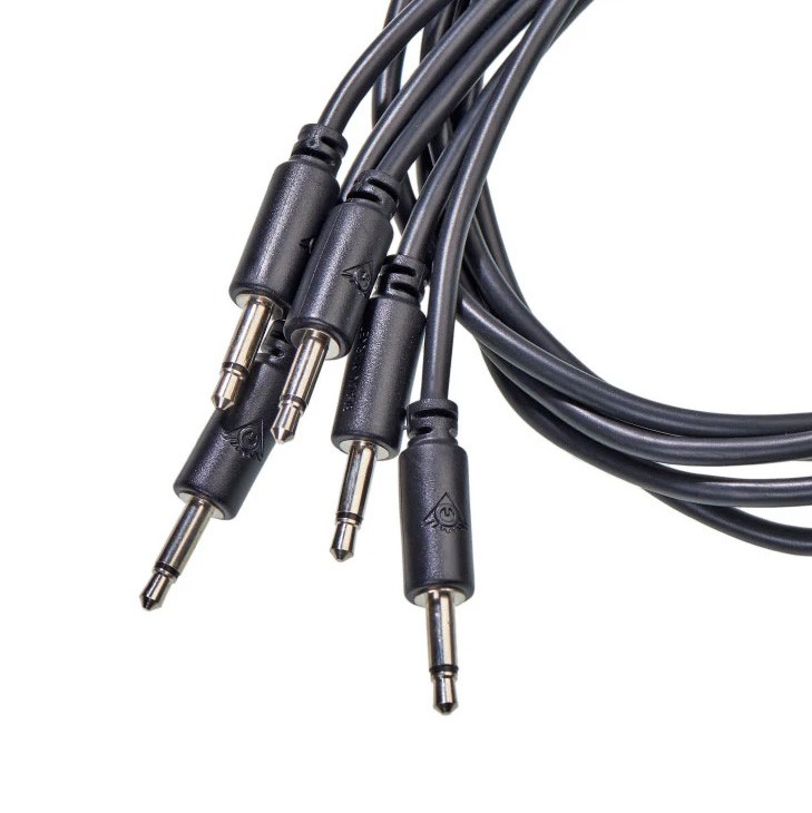 Black Market 3.5mm Patch Cable 5-Pack - 30" Black
