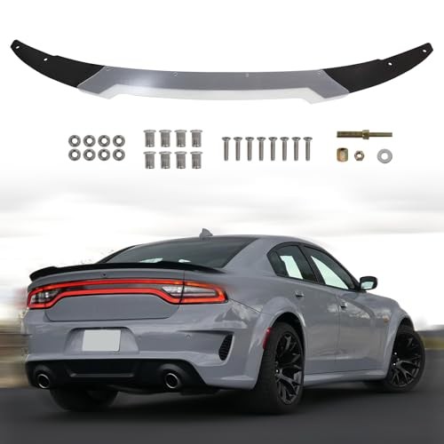Rear Wickerbill Spoiler Compatible with 2015-2023 Dodge Charger SRT Hellcat