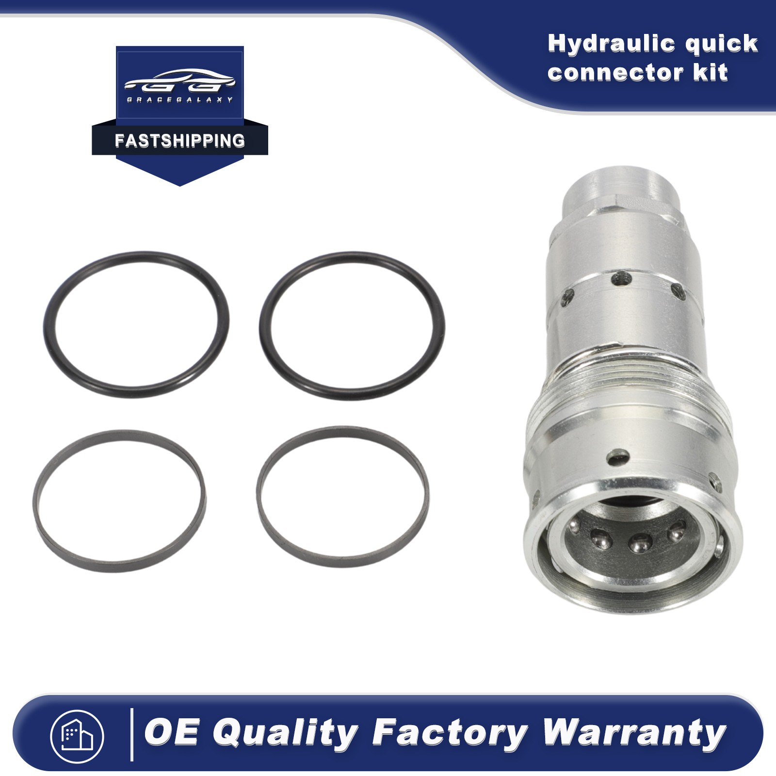 For Ford Holland 2910 3230 Quick Coupler 47922057 83991555 86508779 E9NNR967AA