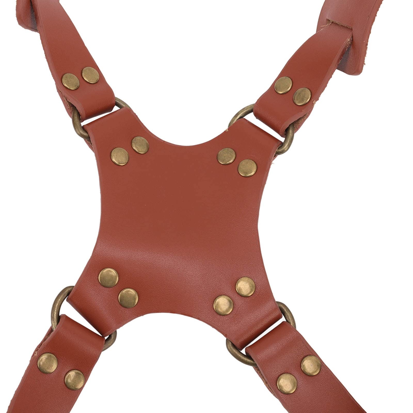 Jerliflyer Double Camera Harness, Quick Release Adjustable Leather Camera Har...