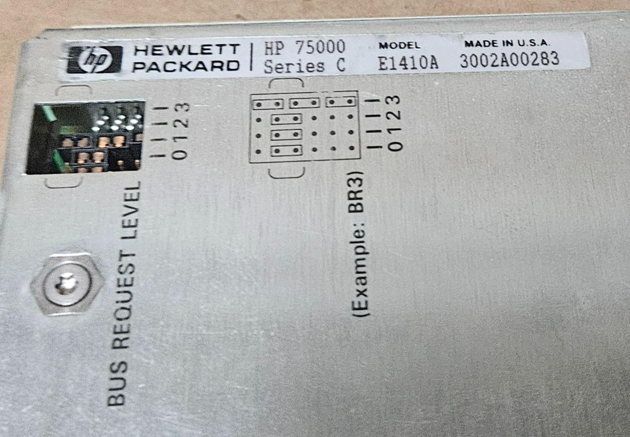 HP 75000 E1410A MULTIMETER MODULE ! d