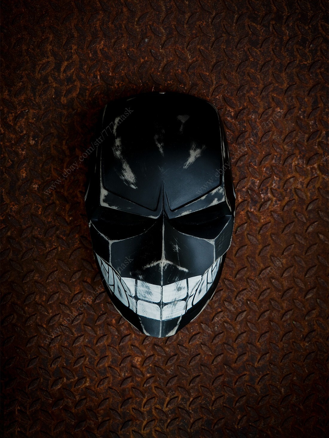 Custom Airsoft Mask Full Face BB Gun Helmet Halloween Costume Cosplay Smiley A12