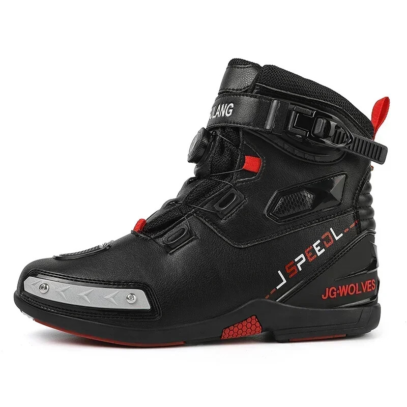 Men's Motorcycle Casual Shoes Outdoor Road Racing Sports Rubber Motorbike Shoes