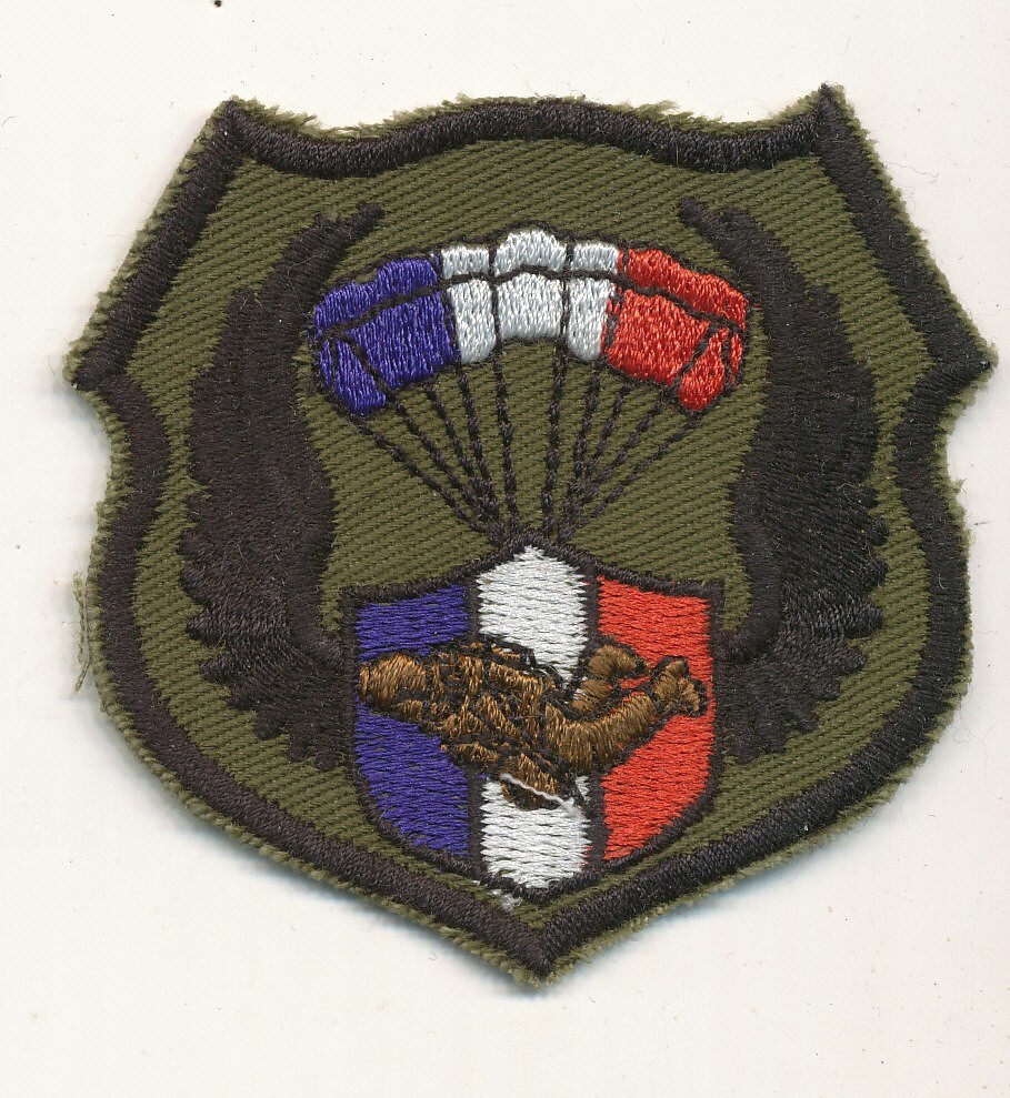 Panama Defense Forces PDF Free Fall parachute wings subdued shield Panama made