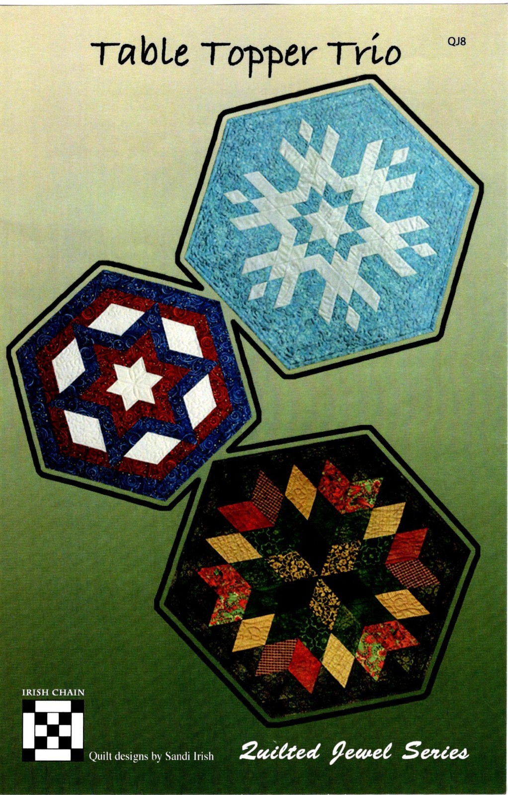 Table Topper Trio Quilt Pattern by Irish Chain QJ8
