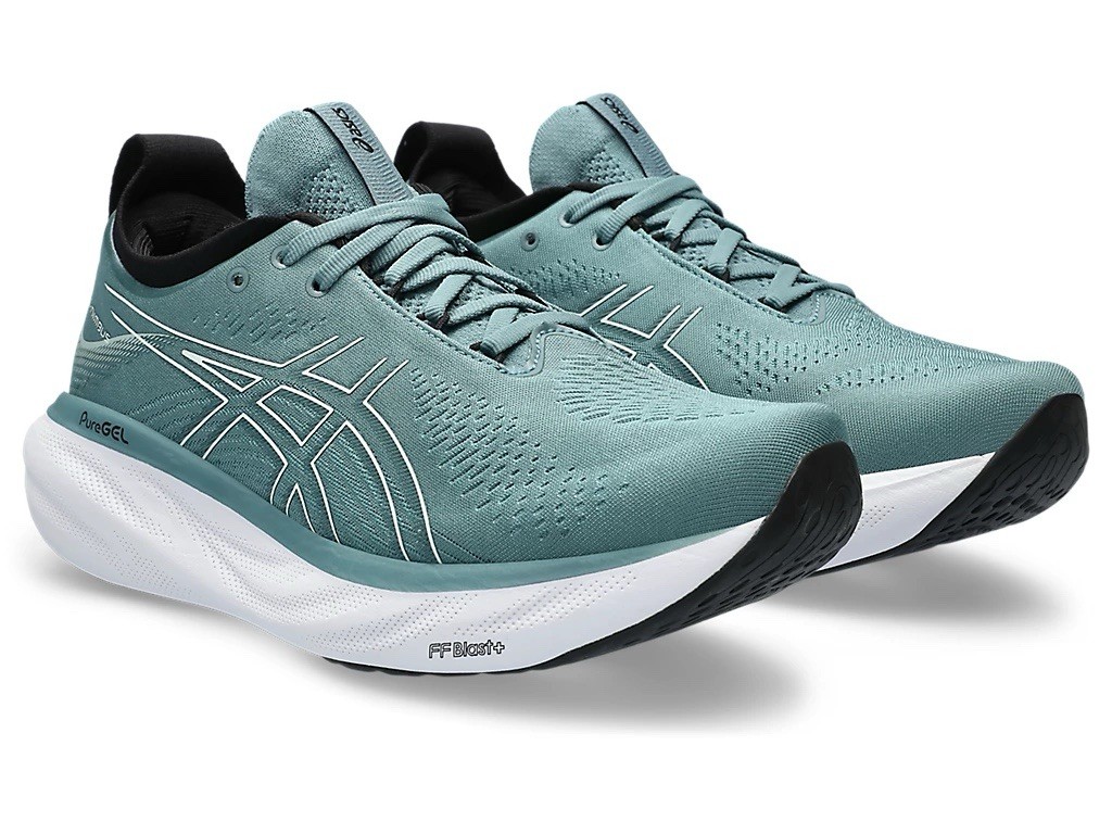 ASICS GEL-NIMBUS 25 Men’s Running Shoes - Foggy Teal/Pure Aqua - 10 US