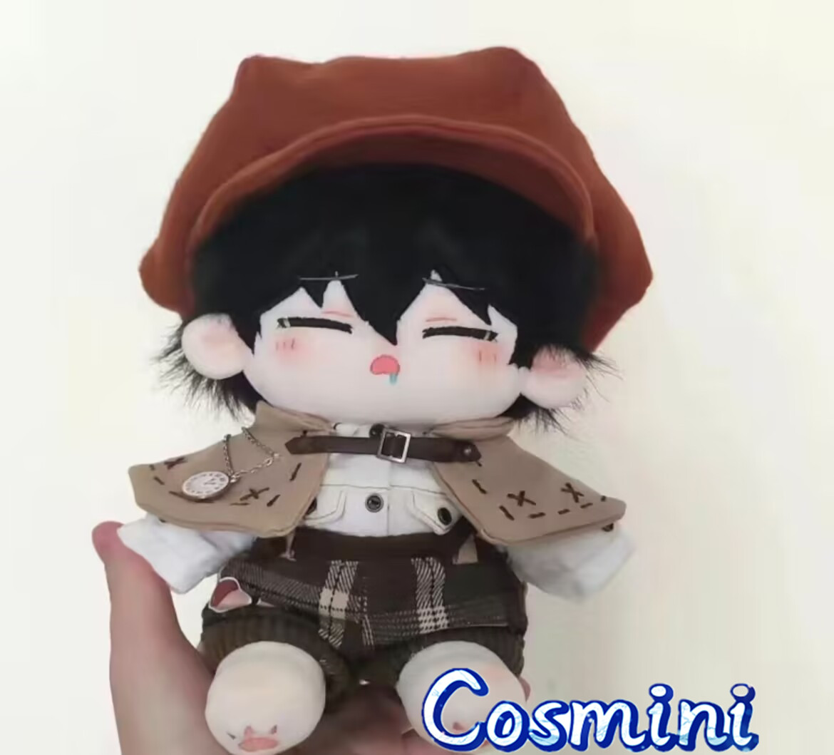 Bungo Stray Dogs Edogawa Rampo 20cm Plush Doll Dress up Toy Plushie Anime Gift