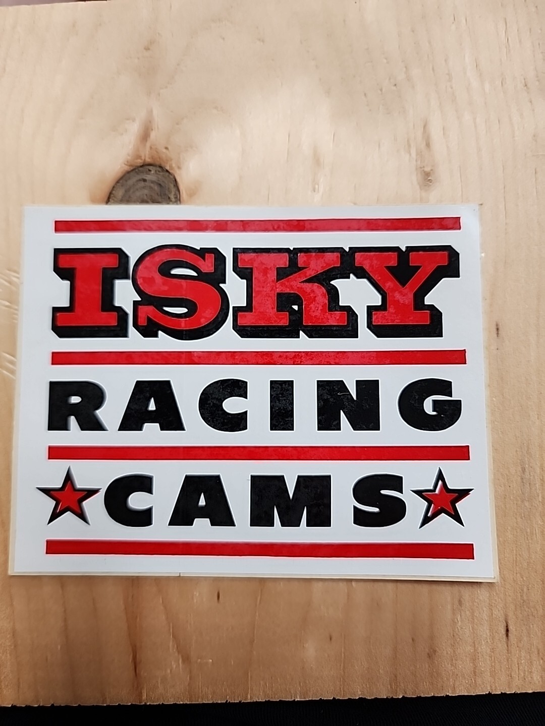 ISKY Racing Cams Decal Old Skool Vintage NHRA Drag IHRA Iskenderian Free Ship