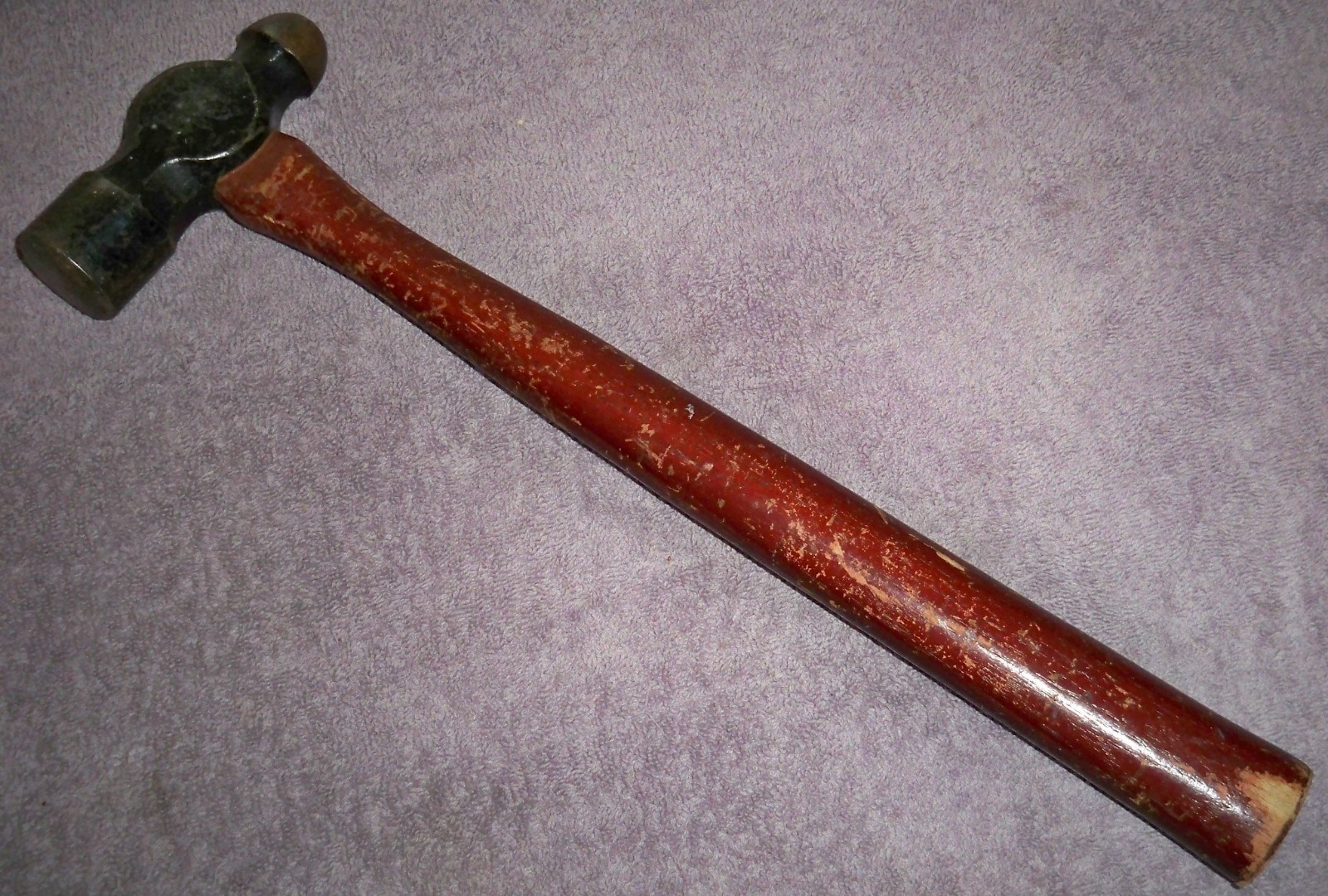 Vintage PLUMB 24 oz. Ball Peen hammer with Wood Handle / 15 1/2" Long