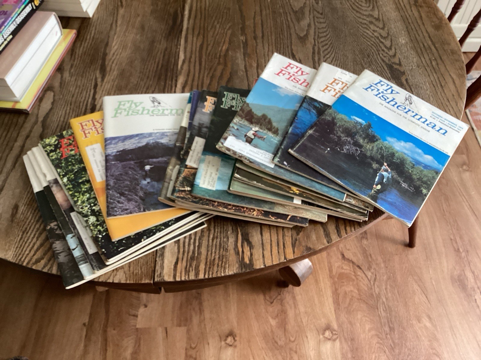 Lot Of 20 Vintage Fly Fisherman Magazine 1972-1975 Fishing Wet Dry Rod Reel