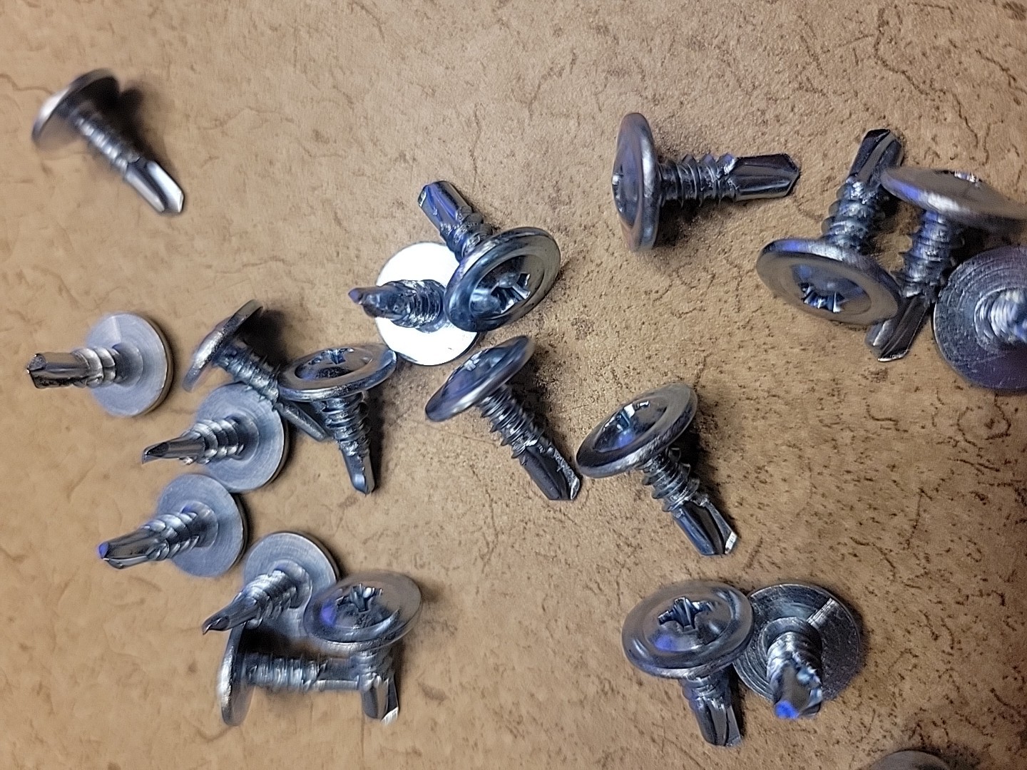 8x1/2 Phillips Modified Truss Head 8 x 1/2 Self Drilling K Lath TEK Screws Zinc