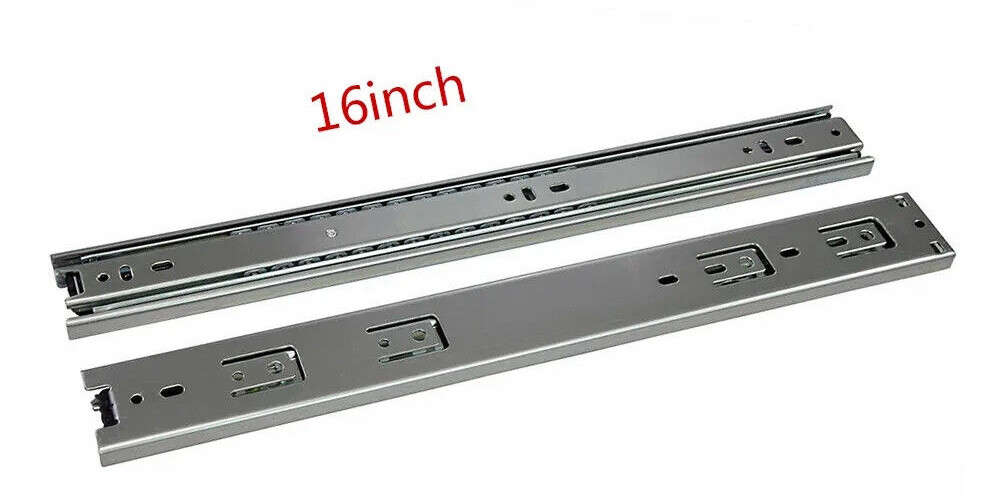 (Lot of 6) 16'' ACCURIDE 3832-C16P Heavy Duty Drawer Slide Track Rail 100-lb
