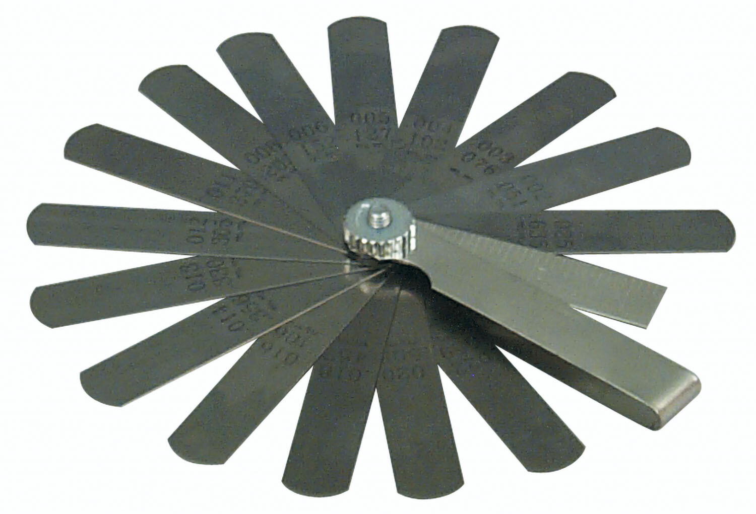 Lisle 67950 Feeler Gauge Dual Marked Metric and Imperial Measuring Tool